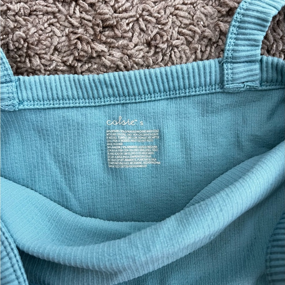 Colsie Blue Tank Top - Picture 3 of 3